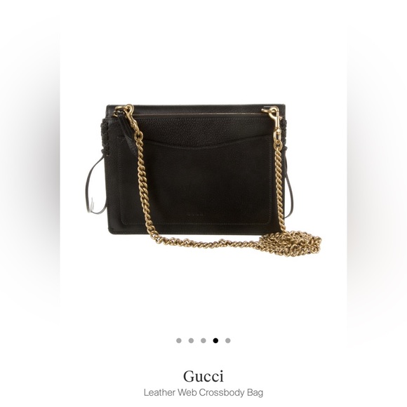 Gucci Leather Web Crossbag - Picture 3 of 6